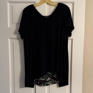 Gently used The Limited black and white top